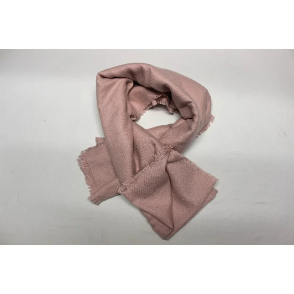 Bebe‎ women's soft pink fringe shawl wrap scarf